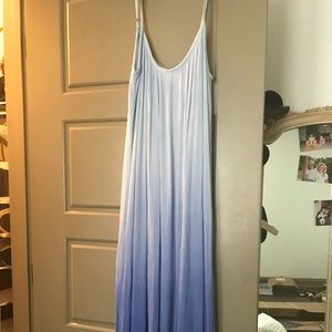 Splendid Strappy Ombré Maxi Dress